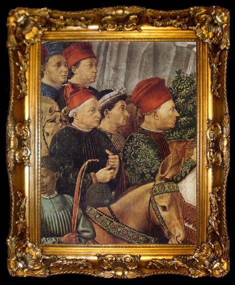 framed  Benozzo Gozzoli Procession of the Magi, ta009-2